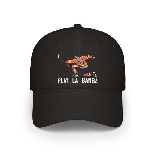 Stylish Low Profile Baseball Cap with 'Play La Bamba' Design, Perfect for Sports Fans, Gifts for Athletes, Casual Streetwear, Everyday Wear