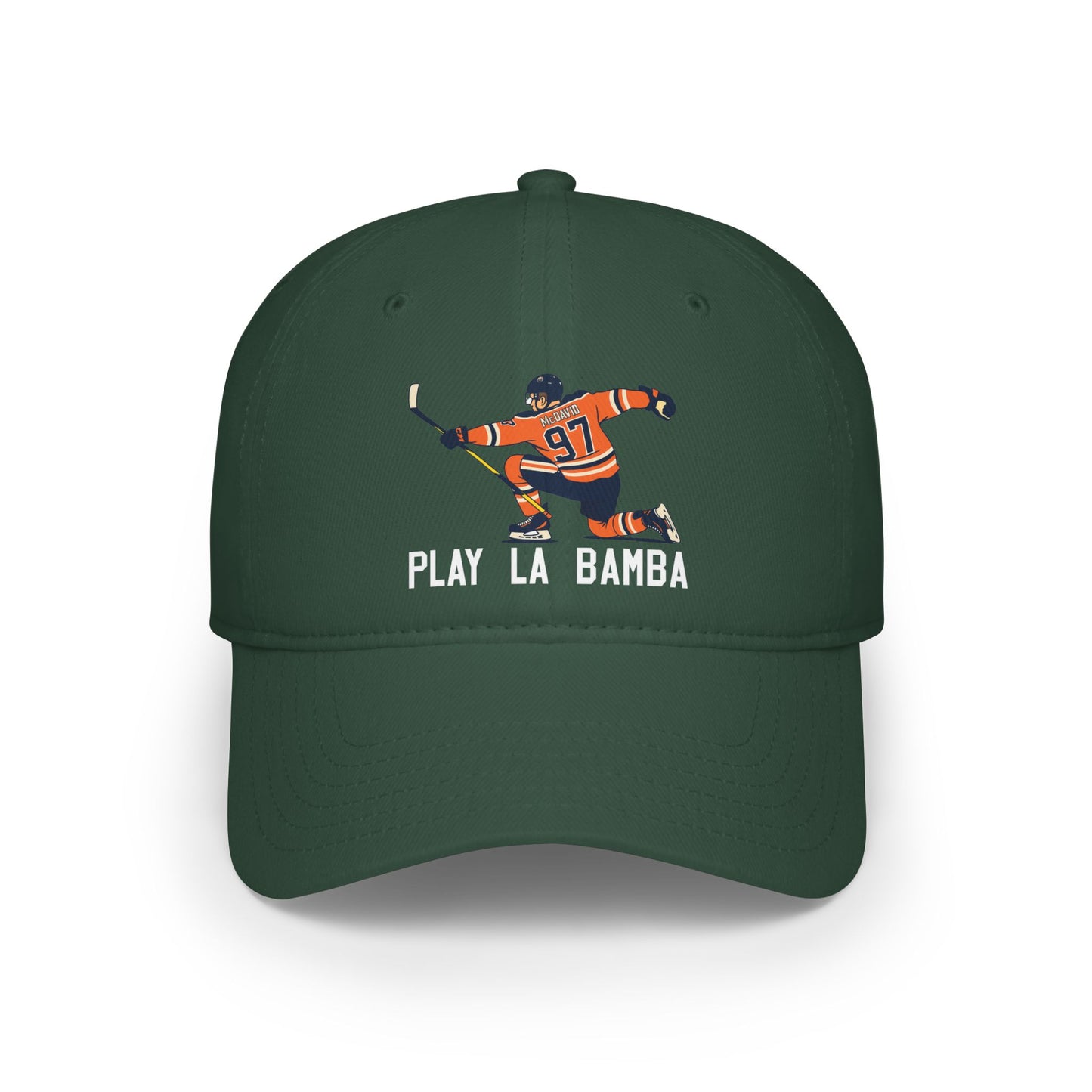 Stylish Low Profile Baseball Cap with 'Play La Bamba' Design, Perfect for Sports Fans, Gifts for Athletes, Casual Streetwear, Everyday Wear
